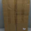 C Shaped Wooden top Heavy Duty Side end Table TV Tray Table for Couch Double Bent Tubes 2 Large Trays 2 Tier (plus)