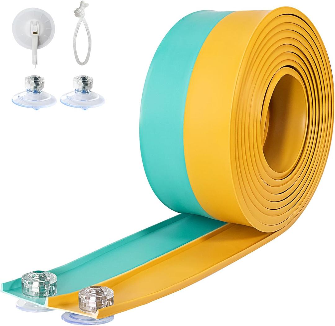 Flex Tracks 15 Ft for Kids Starter Set, Flexible Race Car Ramp Track with Suction Cups Compatible with Diecast 1/64th Cars for Ages 3 & Up (Daytona Blue & Yellow)