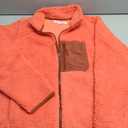 Amazon Essentials Women's Sherpa Long-Sleeve Mock Neck Full-Zip Jacket with Woven Trim Size XXL