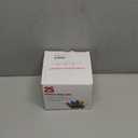 Multicolor C7 Christmas Lights, 25Ft C7 LED Outdoor String Lights with 27 Clear Multicolor Bulbs, Hanging Halloween Decorative for Indoor Outdoor Holiday Party Backyard Garden, Green Wire