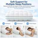 Japanese-Style Pouf Pillow, Puff Pillows for Sleeping, Soft & Supportive