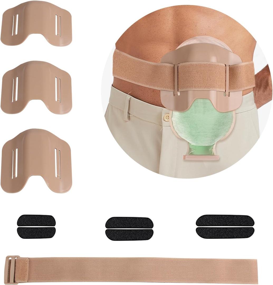 Stoma Shield, Colostomy Bag Covers, Stoma Guard, Ostomy Belt | Anti-Collision Sports Work Protection Shield, Ostomy Bag Cover for Women and Men, Compatible with Ostomy Bags