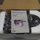 Elite Gourmet EDF2100 Electric Immersion Deep Fryer Removable Basket Adjustable Temperature, Lid with Viewing Window and Odor Free Filter, 2 Quart / 8.2 cup