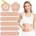 100 PCS Disposable Castor Oil Patches, Upgraded Leak-Proof Self-Adhesive Castor Oil Belly Button Patch, Portable, Suitable for People of All Ages