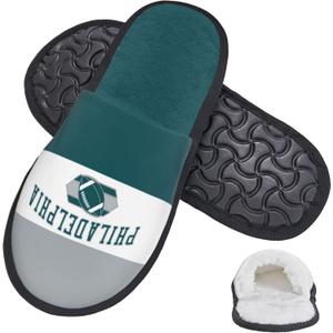 Slippers for Guests, 11.2 inch,Disposable & Reusable Non-Slip Hotel Slippers with Storage Bag, Soft Cotton Guest Slippers for Women & Men,Non-Slip for Home, Gym,Party (Green, XL)