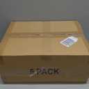 CTSNSLH 5 Pack Closet Organizers Storage Box, Closet Storage Stackable Storage Bins, Plastic Drawer Basket for Wardrobe Cupboard Kitchen Bathroom Office, White