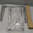 Free Standing Towel Racks for Bathroom, 3 Tier Stainless Steel Bathroom Towel Rack, Towel Drying Rack Stand for Outdoor Poolside, Blanket Holder, Chrome, DECLUTTR