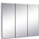 36 Inch Cyprus Bathroom Medicine Cabinet, Durable Pre-Assembled Wall Mounted Cabinet w/Frameless Mirrored Doors, White  Design House, 597500