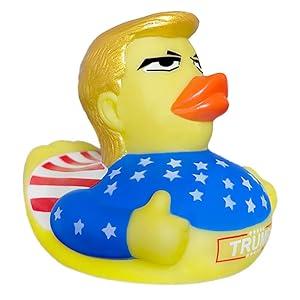 Nuwani Donald Trump Rubber Ducks for Jeep Dashboard  4 inch Patriotic SelfRecovering Bath Toy, Funny Gag Gift for Baby Shower, Family Party & Kids Birthday, Set of 8