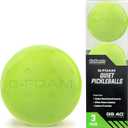 GoSports GS 40 Q-Foam Pickleballs - Quiet Foam Balls for Indoor or Outdoor Practice - 3 Pack