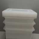 IRIS USA File Box, Plastic File Organizer with Lids for Letter/Legal File, Portable Document Box For Moving, Storage Bin with Durable and Secure Lid, Stackable Nestable BPA-Free, Clear 35 Qt. 3 Pack