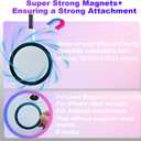 ELEBOX Phone Umbrella for Iphone Sun Shade Shield, Magnetic Mini Phone Umbrella with Bendable Design & Rotatable Phone Ring, Anti-Glare Outdoor phone Shade for iPhone/Android/iPad/Kindle/Laptop/Camera