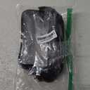 Tbestmax 10 Pcs Clear Cosmetic Bags Small Makeup Bags Portable Waterproof Travel Toiletry Bags Organizer Black, 7.5"x 4.8"x 2.3"