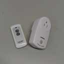 Remote Control Outlet, TESSAN Wireless Electrical Plug Switch for Lights, Lamps, Fans, 100ft RF Range, 1200W (1 Remote + 1 Outlet)