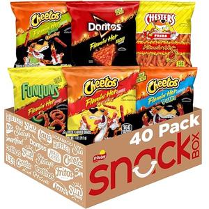 Frito-Lay Flamin' Hot Mix, Variety Pack, 3.34 Pounds, (Pack of 40), USE BY: MAR 10 2026