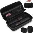 Wireless Microphone Case Compatible with JBL Wireless Two Microphone System, Handheld Dual Mic Travel Bag for Party Box, Singing, Karaoke for JBL mic, Receiver, Adapter, AA Batteries -Black (Box Only)