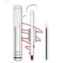 2 In 1 Peel Off Lip Stain Lip Gloss Oil Dual Ended Combo Set, Long Lasting Lip Tint, Waterproof, Transfer-Resistant, Smudge-Proof, High Pigmented, Matte & Glossy Makeup for Women Girl 03#