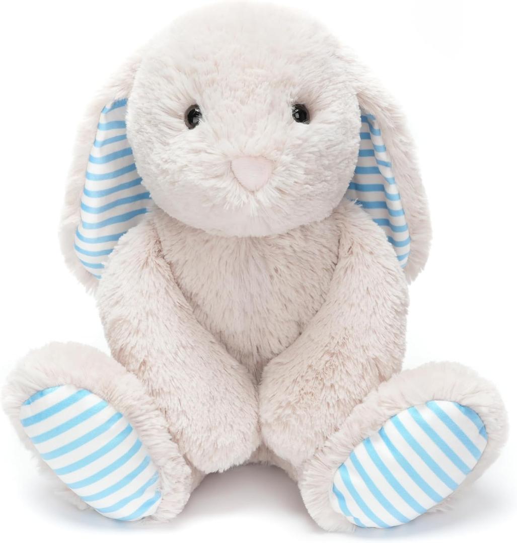 WEIGEDU Beige Cream Bunny Rabbit Stuffed Animals Plush Toys for Kids Girls Boys Baby Birthday Bedtime Gift,17.7 inches