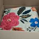 Bohemian Floral Blanket, Ultra-Soft Micro Fleece, Hypoallergenic, Non-Shedding, Machine-Washable, Perfect for Bed, Camping, Office Rest,Gifts for Adults,Family,Colleagues 60X80 Inch