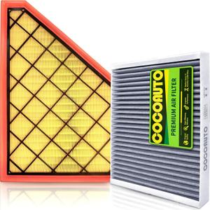 COCOAUTO Engine & Cabin Air Filter Kit for Traverse Blazer (2018–2026), Acadia (2018–2026), XT5 XT6 (2017-2026), Enclave (2018-2026), Replaces OE 23321606, CA12166, A3212C, 13508023