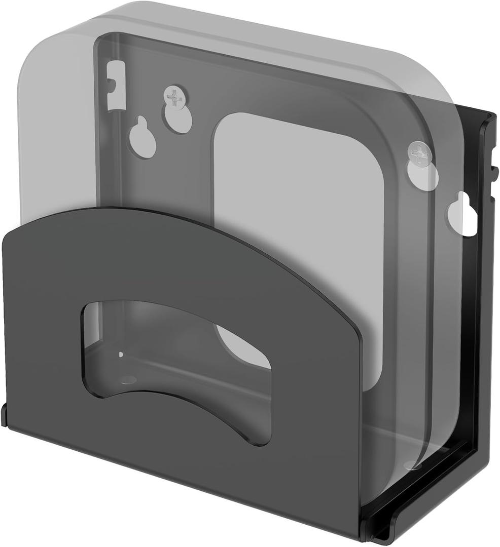 Cable Box Mount, Adjustable Wall Mount Holder for Small Wide Devices, Like Streaming Media Devices, DVD Players and Boxes (1 Piece)