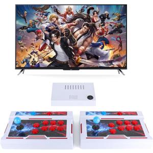 Pandora Box Arcade Console with 32000 Games in 1,Two Separate Consoles with Bluetooth Function, 1280x720 Full HD Retro Gaming Machine for TV, Monitor, and Projector, Search/Save/Hide/Pause Functions