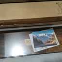 Rustic Floating Shelves, Set of 2, Hidden Bracket, Solid Wood, Heavy Duty, Wall Mounted Shelves, (Dark Brown, 12Wx6D)
