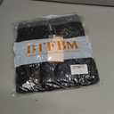 BTFBM Casual Fall Tops for Women 2025 Long Sleeves Solid Shirts Crew Neck Loose Fit Work T Shirt (Black, XXL)