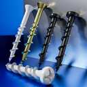 (75 pcs) Pan Head and Flat Head Drywall Anchors Kit with Anti Rust Coating, Bolt Anchor Set, Duty Hollow Wall Anchors