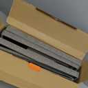 Wider Dog Ramp for High Bed with Storage 18" H, Foldable Dog Stairs for Small Medium Large Older Senior Animal, Sturdy Dog Step for Climbing Bed or Couch, Arthritis-Friendly (Gray, No Condo)