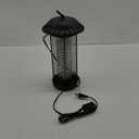 Buzbug LED Bug Zapper Indoor Outdoor, 10 Years Lifespan, 6.5ft Power Cord, IPX4 Waterproof, High-Voltage, Mosquito Zapper, Fly Trap Mosquito Trap, Fly Killer Fly Zapper -MO008C (New Black)