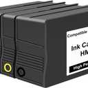 Compatible Ink Cartridges HM 014 (4 Pack, Black Cyan Magenta Yellow)