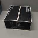 GOSO Tall Drum Velvet Black Lamp Shades Set of 2- Lampshades for Table Lamps-10 * 10 * 10 inch (Spider) Small Drum Shade-Modern Lampshade-DIY Shade-Replacement,Easy Assembly-Handcraft-Rustic