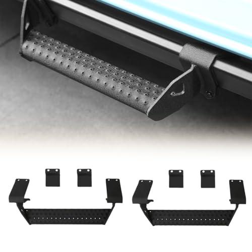 2Pcs Running Boards Side Steps Fit for Bronco 2021 2022 2023 2024 Black Side Door Steps 2/4 Door，Side Bars Step Plates