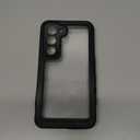 Lanhiem for Samsung Galaxy S23 Case with Built-in Screen Protector, IP68 Waterproof Dustproof Mil-Grade Rugged Full Body Shockproof Protective Cover for Galaxy S23 5G 6.1 Inch, Black