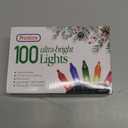 Dazzle Bright Multi-Colored Christmas Mini String Lights, 20FT 100 Count Incandescent Waterproof Fairy Lights Plug in, Connectable Christmas Decorations for Indoor Outdoor Home Party Garden Yard