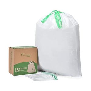 TYPLASTICS Tall Kitchen Drawstring Trash Bags, 13 Gallon, 110 Count