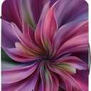FOREVER QUEEN Pinkish Purple Flower Luggage Cover Suitcase Protector Suitcase Cover Anti-Scratch,Stretchable Bag Cover Washable Durable Polyester