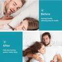 MS Esther Snore Stopper 6PcsAnti Snoring Devices, Silicone Magnetic Anti Snoring Nose Clip, Effective to Stop Snoring, Quieter Restful Sleep