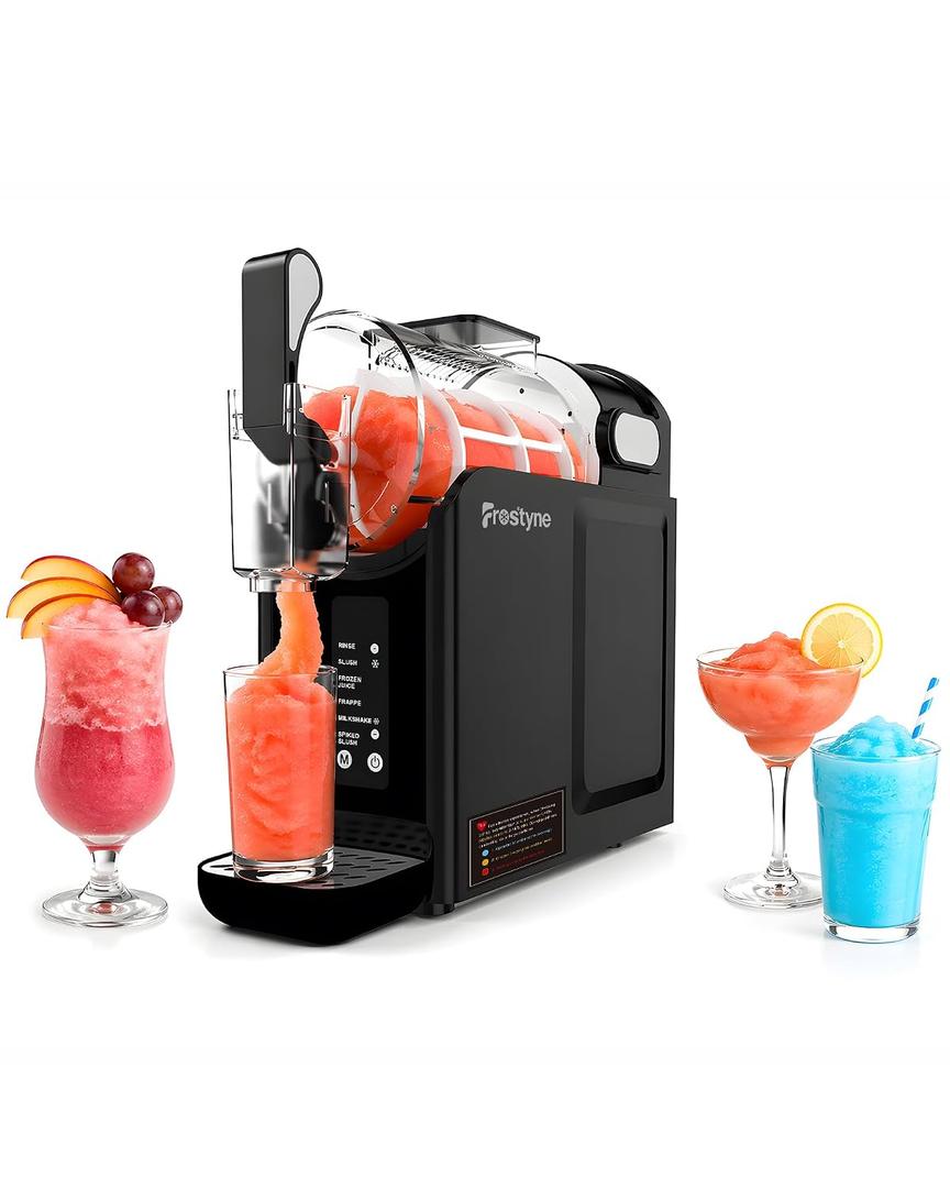 88oz Slushie Machine for Home with No Ice Needed, 5 Preset Programs, Self-Cleaning Function, Quiet Operation, Perfect for Making Frozen Margaritas, Milkshakes, Smoothies, Frappes,Black
