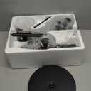 36W LED Tree Floor Lamp, Modern Dimmable Standing Lamp with Remote & Touch Control, 4 Color Temperatures, 3 Rotatable LED Light Floor Lamps for Living Room, Bedroom, Office (Black)