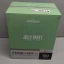 [100 Pack] 12 oz Paper Coffee Cups, Disposable Paper Coffee Cup with Lids, Sleeves, and Stirrers, Hot/Cold Beverage Drinking Cup for Water, Juice or Tea, Suitable for Home, Shops and Cafes