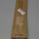 Black Curtain Rods for Windows 36"- 48", Decorative Drapery Rod Adjustable by Splicing, 5/8 inch Small Curtain Rod for Bedroom, Living Room, Kitchen and Outdoors