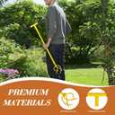 BARAYSTUS Garden Hand Tiller Garden Claw Twist Tiller Cultivator Tiller Soil Loosener Lawn Aerator Areator Loosen, Rototiller, Garden Bed and Plant Box Cultivator, Garden Tools.