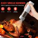 Electric Salt and Pepper Grinder Set Automatic Battery Pepper Mill Shakers Kitchen Gadgets Adjustable Coarseness Upgraded Larger Capacity with Led Birthday Gifts for Women