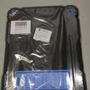 MENZO Case for Fire HD 10 (Only 13th Gen, 2023 Release) Bracket Design, Layer Duty Shockproof Rugged Case with Kickstand, Black+Teal