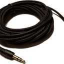 ienza Audio or External Microphone 12FT Braided Cable - Dual TRS 3.5mm Male 3.5mm Cable Cord Wire for Audio Mixers Microphones Cameras Recorders Car Speakers Headphone & More