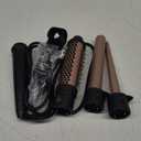 3-in-1 Curling Iron Set with Curling Brush, 3 Interchangeable Ceramic Curling Irons (0.5 "-1.5"), Dual Voltage 30 Second Rapid Heating, Heat-Resistant Gloves and 2 Clips