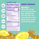 Swoon Ginger Lemonade - Sugar Free Lemonade, Low Carb, Keto & Paleo-Friendly, Gluten-Free - Zero Sugar Drinks Made with 100% Lemon Juice Concentrate & Sweetened by Monk Fruit, 12 Fl oz (Pack of 12)