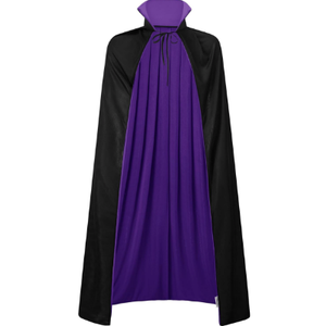 Mainfini Mens Vampire Cape Adult Stand Collar Cloak Carnival Costume L 140cm